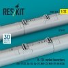 RESKIT RS32-0529 B-13L rocket launchers (2 pcs) (3D Printed) 1/32